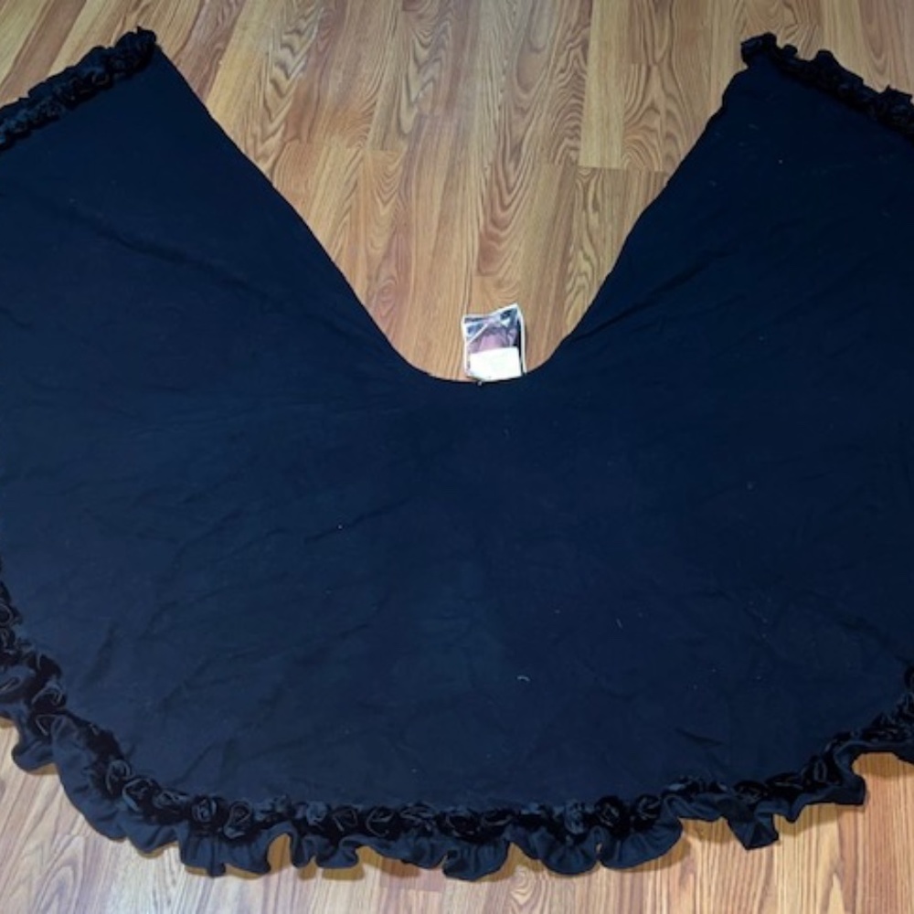 Vintage Estate Women's Jacques Ferber Philadelphia Black Cape 56" Fur? Free Ship